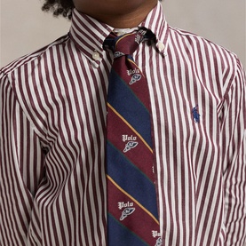 Pony Player Logo Striped Shirt 2-7 Years