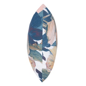 Maya Rose/Navy Cushion 45 x 45cm