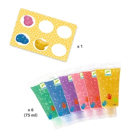 Glitter Finger Painting Kit
