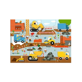 Construction Vehicle Puzzle Set