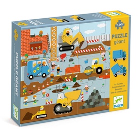 Construction Vehicle Puzzle Set