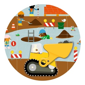 Construction Vehicle Puzzle Set