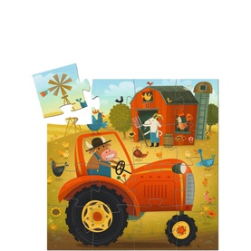The 16-Piece Tractor Puzzle