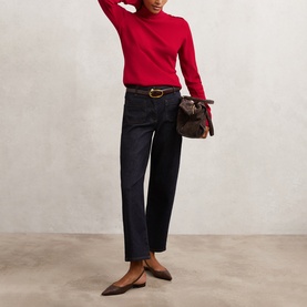 Corrine Epaulette Turtleneck Sweater