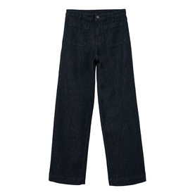 Rhea Patch Pocket High-Rise Wide Leg Jeans