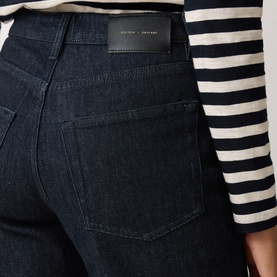 Rhea Patch Pocket High-Rise Wide Leg Jeans