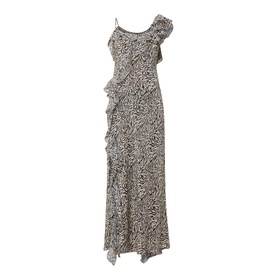 Ester Silk Animal Print Dress