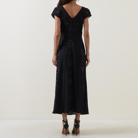 Iggy Rose Trail Embroidered Dress