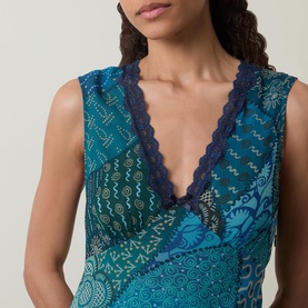 Cyrus Lace-Trim Ibiza Night Dress