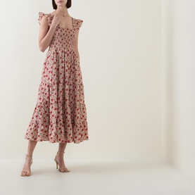 Kendall Floral Flared Dress