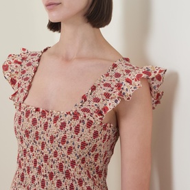 Kendall Floral Flared Dress