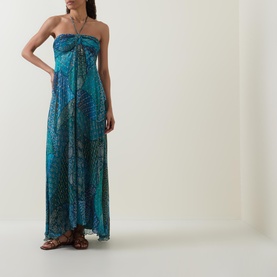 Samira Ibiza Night Print Gown