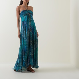 Samira Ibiza Night Print Gown