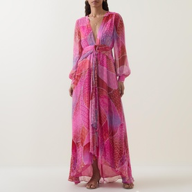 Meera Silk Ibiza Night Sunset Dress