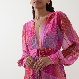Meera Silk Ibiza Night Sunset Dress