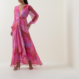 Meera Silk Ibiza Night Sunset Dress