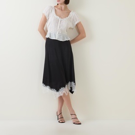 Sandi Pintuck Embroidered Blouse