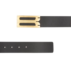 Frame Jumbo Textured Leather Belt