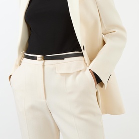 Frame Micro Leather Belt