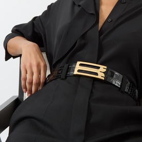 Frame Jumbo Leather Belt