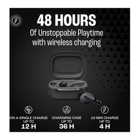 Beam 3 Wireless Noise Cancelling Earbuds with Charging Case Black