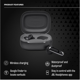Live Flex 3 Noise Cancelling Earbuds with Charging Case Black