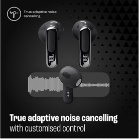 Live Flex 3 Noise Cancelling Earbuds with Charging Case Black