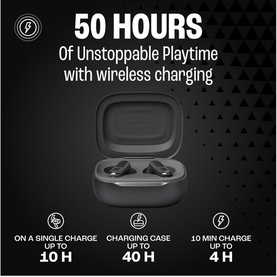 Live Flex 3 Noise Cancelling Earbuds with Charging Case Black