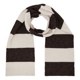 Wesley Striped Knitted Scarf
