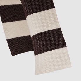Wesley Striped Knitted Scarf