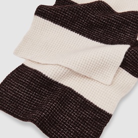 Wesley Striped Knitted Scarf