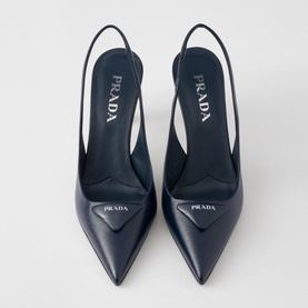 Logo Slingback Pumps