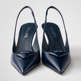 Logo Slingback Pumps