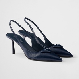 Logo Slingback Pumps