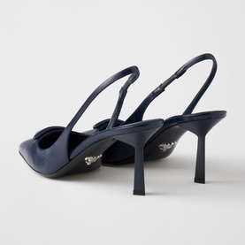 Logo Slingback Pumps