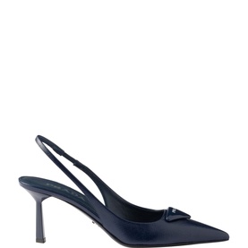 Logo Slingback Pumps
