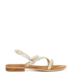 Liller Leather Woven Sandals