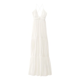 Wasta Pleated Flared Dress