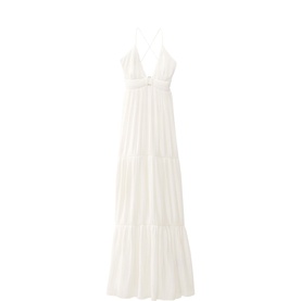 Wasta Pleated Flared Dress