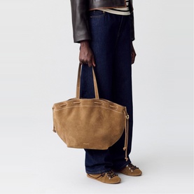 Alban Suede Leather Tote Bag