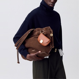 Alban Suede Leather Tote Bag