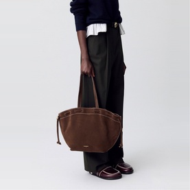 Alban Suede Leather Tote Bag