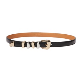 Hardware-Detail Leather Belt
