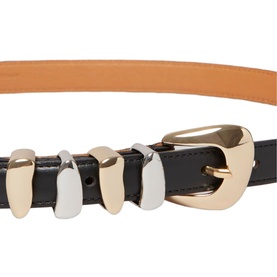 Hardware-Detail Leather Belt