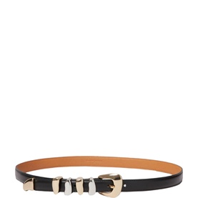 Hardware-Detail Leather Belt