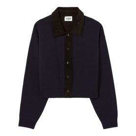 Knitted Polo Cardigan