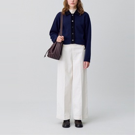 Knitted Polo Cardigan