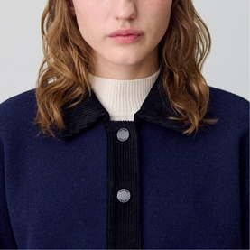 Knitted Polo Cardigan