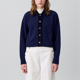 Knitted Polo Cardigan