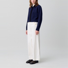 Knitted Polo Cardigan